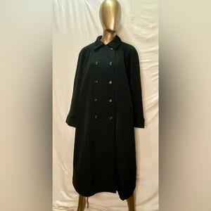 Gallery Black Double-Breasted Coat